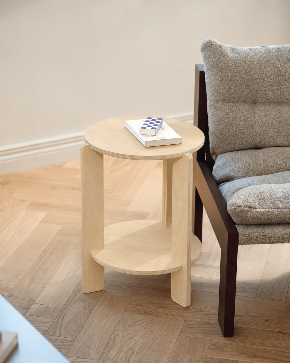 Duo de toiles • Table d'appoint